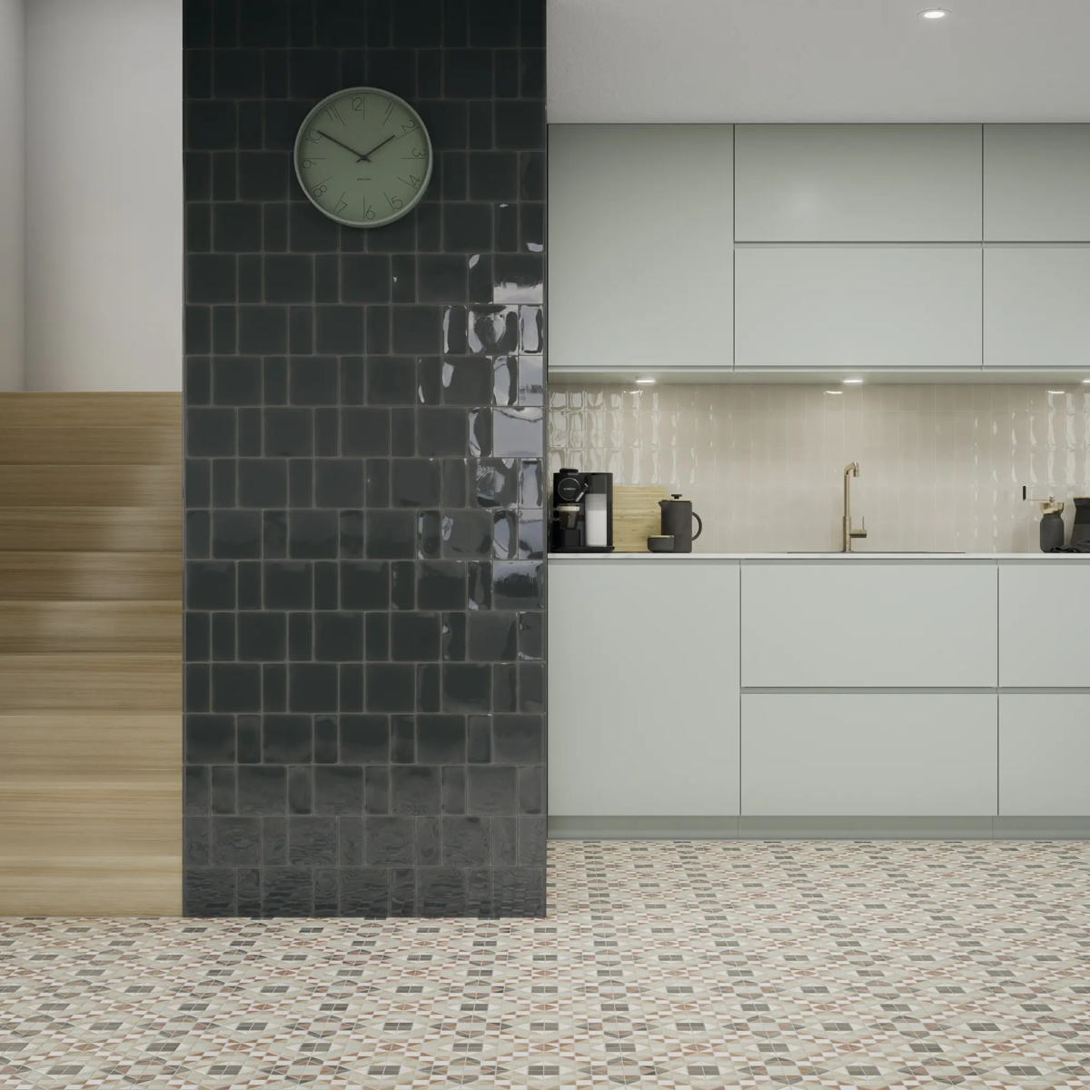 WOW TILES FAYENZA Square EBONY 12,5x12,5cm - obrazek 4