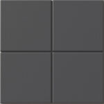 WOW TILES RASTER GRID M DEEP BLUE 15x15cm