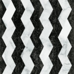 41zero42 DANDY RIBBON WHITE BLACK 18,6x18,6cm - obrazek 3