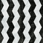 41zero42 DANDY RIBBON WHITE BLACK 18,6x18,6cm - obrazek 2