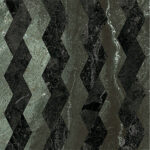 41zero42 DANDY RIBBON GREEN BLACK 18,6x18,6cm - obrazek 3