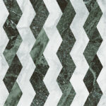 41zero42 DANDY RIBBON WHITE GREEN 18,6x18,6cm