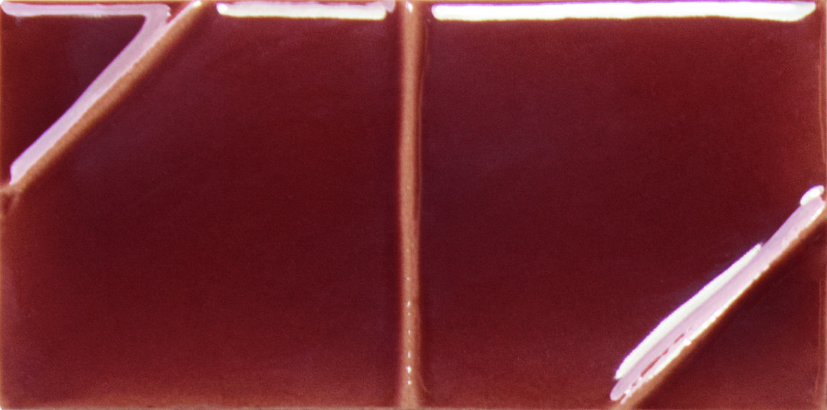 WOW TILES YOKO ORIGAMI BORDO 6,2x12,5cm - obrazek 3
