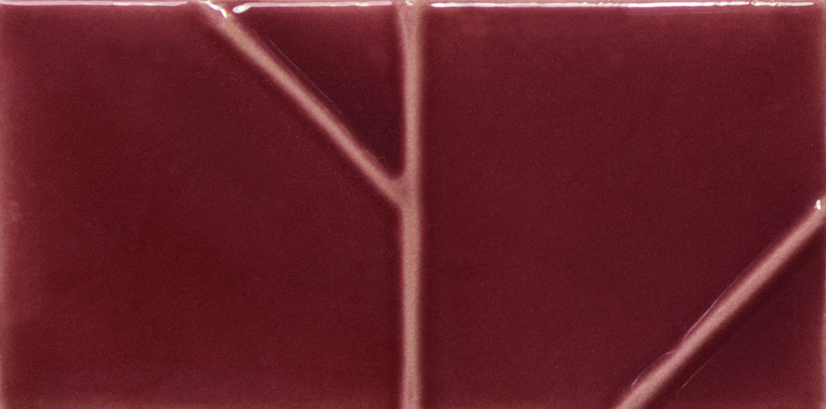 WOW TILES YOKO ORIGAMI BORDO 6,2x12,5cm - obrazek 4