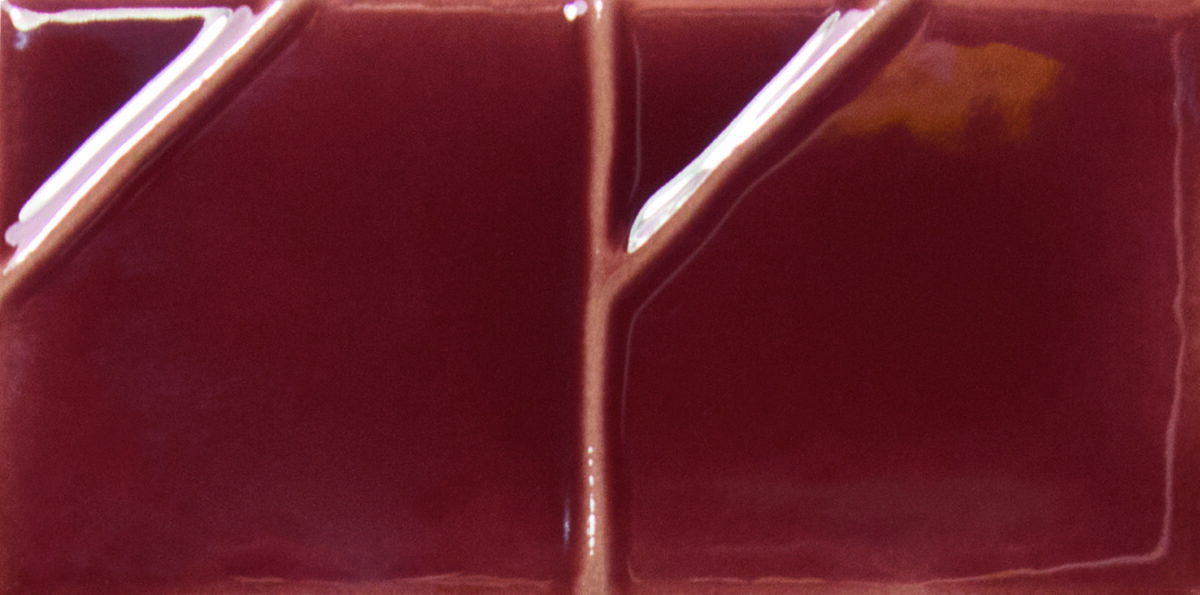 WOW TILES YOKO ORIGAMI BORDO 6,2x12,5cm - obrazek 5