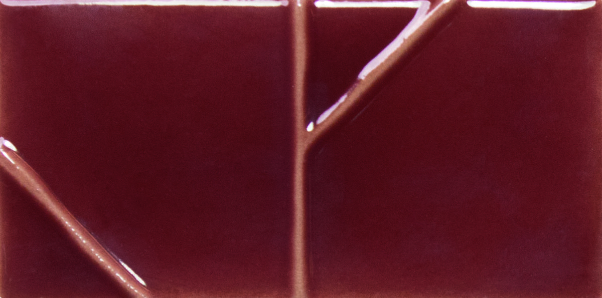 WOW TILES YOKO ORIGAMI BORDO 6,2x12,5cm - obrazek 6