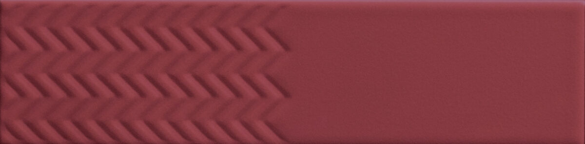 WAVES BORDEAUX 41zero42 BISCUIT WAVES BORDEAUX 5x20cm - obrazek 1
