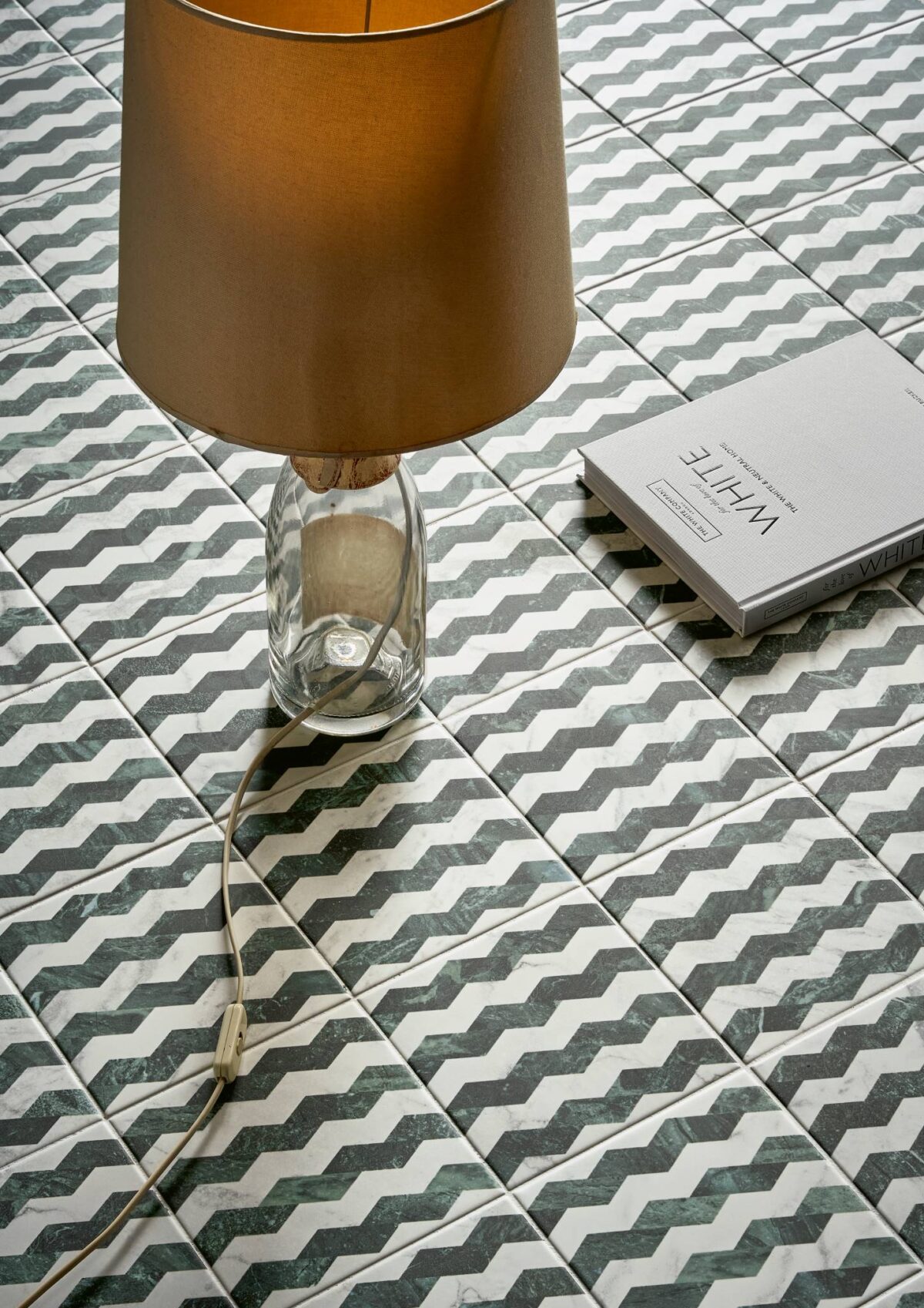 dandy-14 41zero42 DANDY RIBBON WHITE GREEN 18,6x18,6cm - obrazek 6