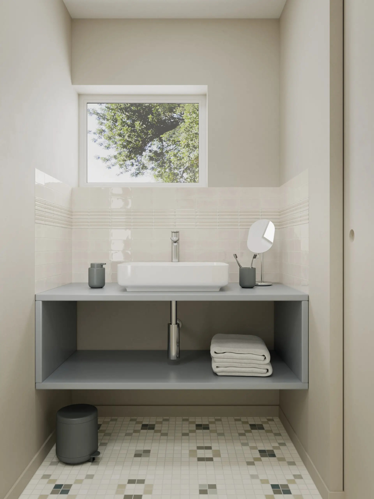 WOW TILES FAYENZA Belt Deep White 6,2x12,5cm - obrazek 2