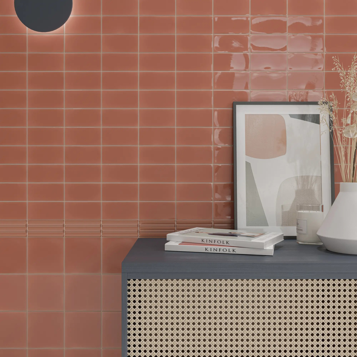 WOW TILES FAYENZA Square CORAL 12,5x12,5cm - obrazek 2