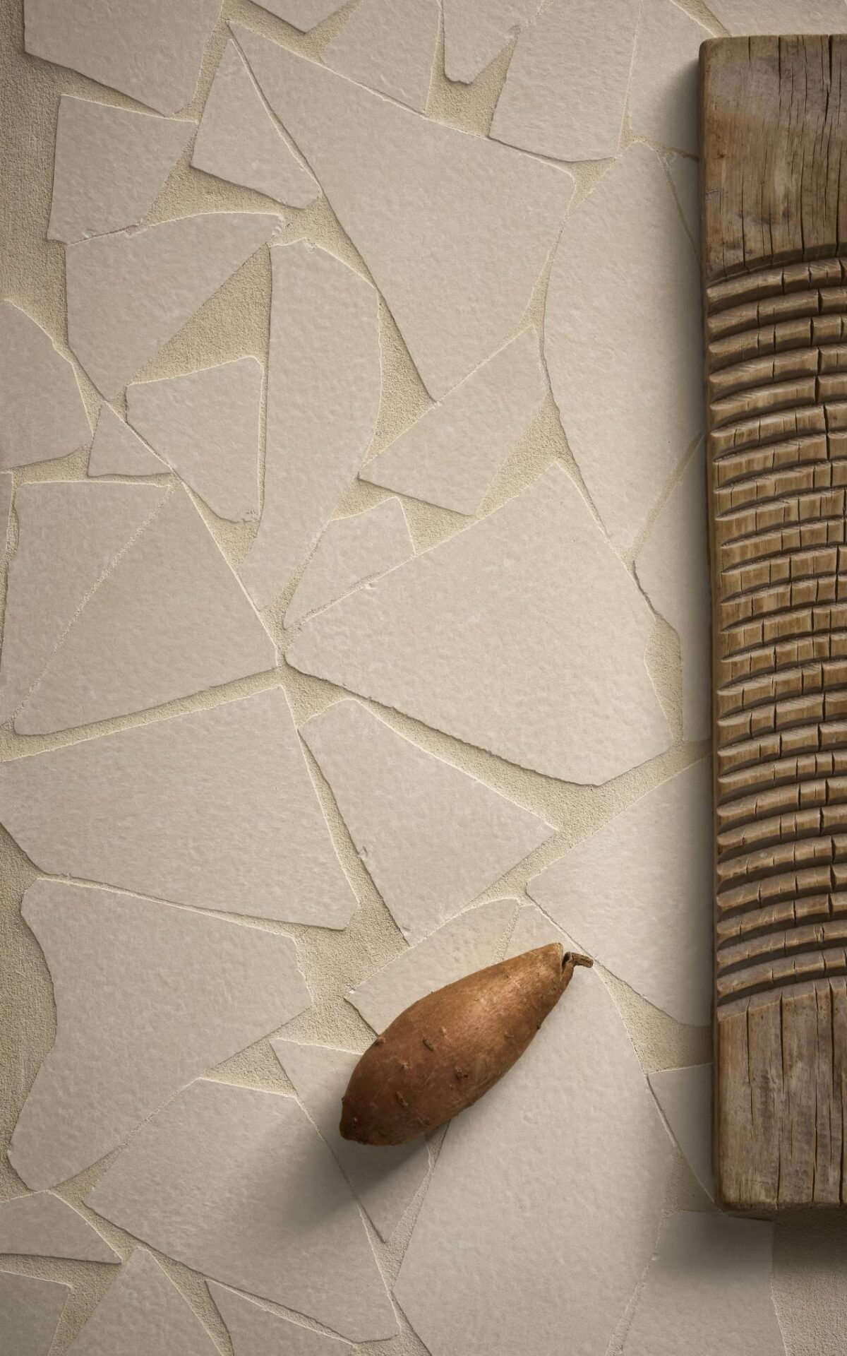 nok-04 41zero42 NOK CROCK MOSAIC IVORY 40x40cm - obrazek 3