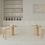 WOW TILES RASTER LINES M CHALK 15x15cm - obrazek 2